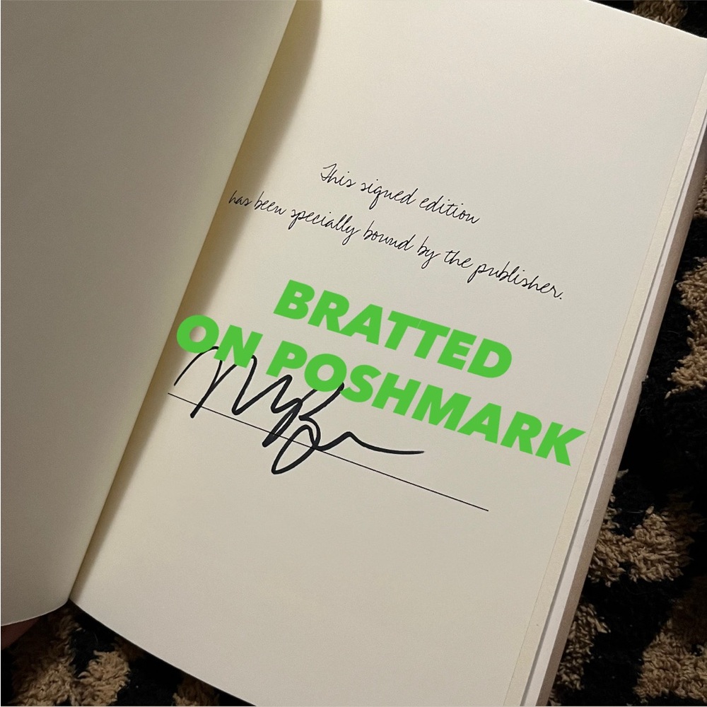 Signed the Half of it a memoir by madison beer book